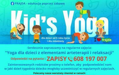 Zdjęcie do Joga dla dzieci - zapisy